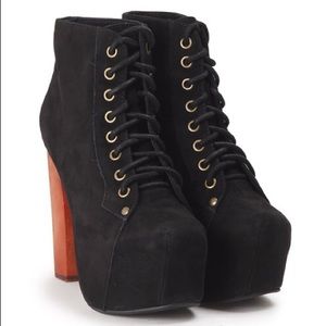 Jeffrey Campbell Lita Suede Ankle Boots